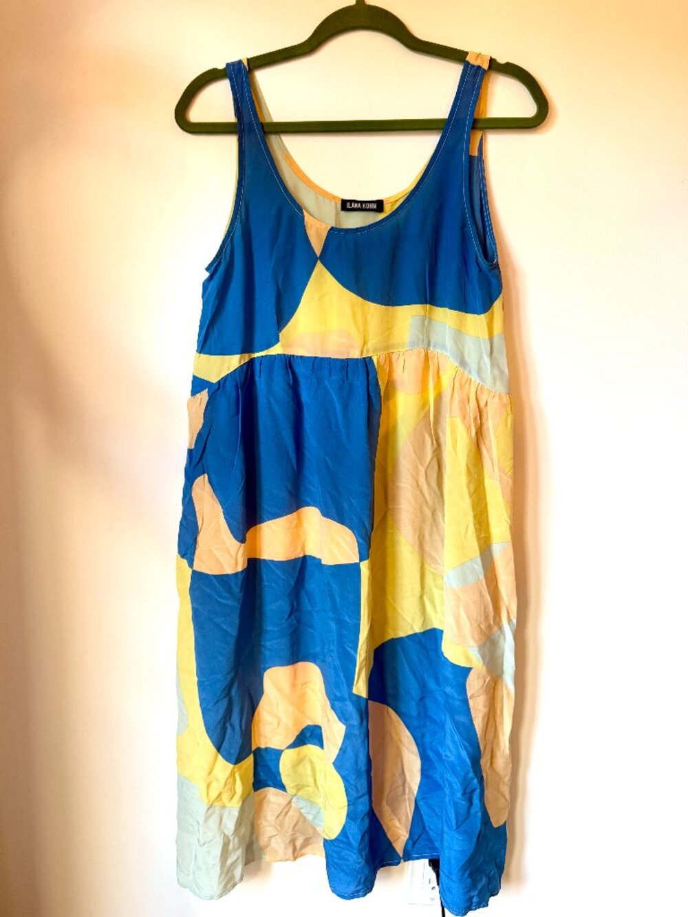 Ilana Kohn Silk Jigsaw Dress Size Small or Medium